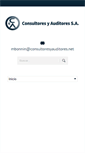 Mobile Screenshot of consultoresyauditores.net